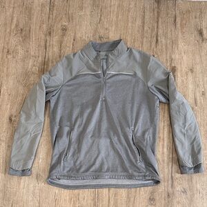 adidas Men's Gray Golf Quarter Zip